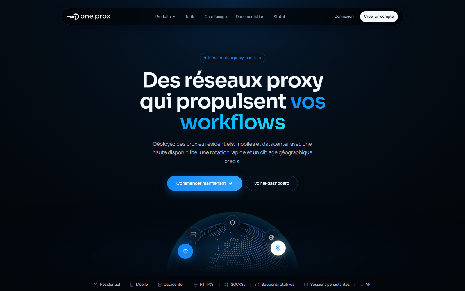 Aperçu du projet OneProx